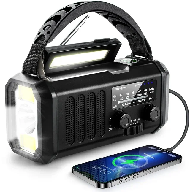 Leaton Hand Crank Emergency Radio 10000mAh